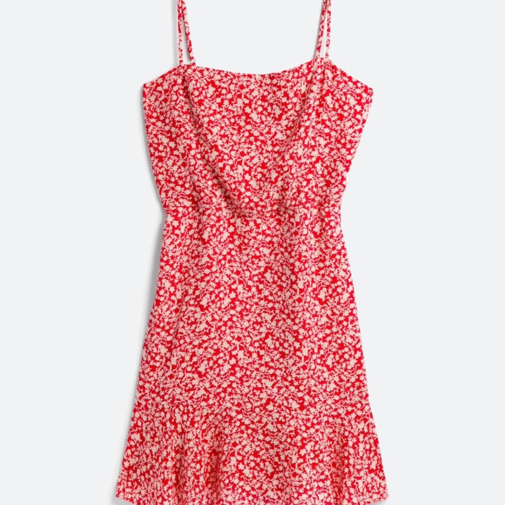 Nine Britton red ruffle dress size M